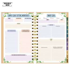 Cuaderno planificador motivacional <span class=keywords><strong>de</strong></span> la <span class=keywords><strong>Ley</strong></span> <span class=keywords><strong>de</strong></span> la atracción diario semanal mensual 2026 2027 impreso personalizado - Product Image 4