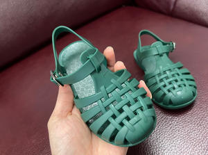 Nuevas Sandalias de Gelatina para Niños, Zapatos Romanos Baotou, Zapatos Casuales con Botón Oculto para Jardín de Infancia y Playa - Product Image 2