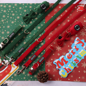 Grosir OEM warna hitam disesuaikan beludru kekang anjing Set disesuaikan warna-warni tahan lama gaya modis <span class=keywords><strong>Harness</strong></span> untuk anjing - Product Image 4