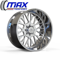 Jantes en alliage forgé 24x14 26x14 28x14 28 pouces 8x180 pour GMC Sierra 2500HD 3500HD pour Chevy Silverado 2500HD, jantes de camion tout-terrain