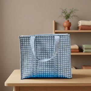 Sacs fourre-tout en coton légers et durables de haute qualité pour femmes avec fermeture éclair – Collection Printemps-Été – Vente en gros - Product Image 3