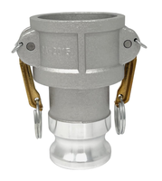 Raccords rapides Camlock de type D en acier inoxydable 304 316 pour eau, gaz, huile, raccords filetés NPT BSP Cam Lock modèle D