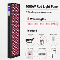 Mesin Terapi Cahaya LED Inframerah US Stock Magique Power 630 660 810 850 940nm, Panel Terapi Cahaya Merah untuk Seluruh Tubuh