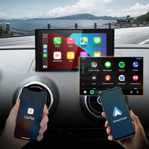 MTK8581 7 pulgadas inalámbrico CarPlay Auto Andorid13 coche estéreo Multimedia para AUDI 13-18 A3 cabeza Radio Bluetooth - Product Image 4