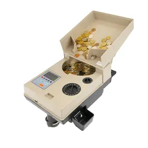 Máquina de conteo de monedas de alta velocidad, equipo electrónico automático para clasificar monedas, 1500 Uds. Por minuto