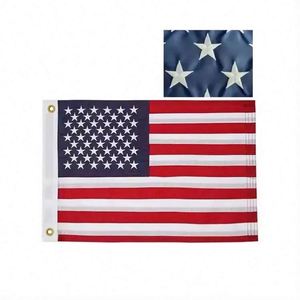 Custom Design Country United States <b>Flag</b> for 2x3ft 3x5ft 4x6ft Multi Size Embroidered US <b>Flags</b> with Custom Logo Oxford Material - Product Image 1