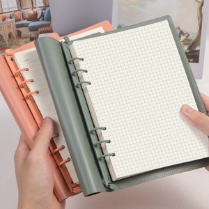Morandi A5 Budget Binder Zacht Pu Lederen Ringband Losbladige Notitieboekjes Voor Studententijdschriftplanner Organisator Office - Product Image 1