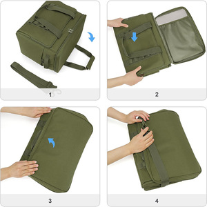 Enfriador suave con aislamiento de 48 latas, bolsa enfriadora de viaje portátil plegable grande para acampar, playa, pesca al aire libre - Product Image 6