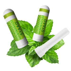 แท่งสูดดมอโรมาเธอราพีผสมไซเปรสและเปปเปอร์มินต์เพื่อเพิ่มพลังอย่างรวดเร็วและหายใจสดชื่น - Product Image 1