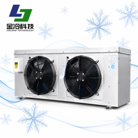 DL55 Évaporateur de chambre froide à double ventilateur en acier inoxydable, refroidisseur d'air pour unité de chambre froide, pour produits réfrigérés