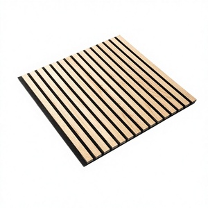 Panneaux muraux acoustiques compressés en MDF, panneaux décoratifs insonorisants pour les bureaux, les hôtels, les maisons, les plafonds - Product Image 3