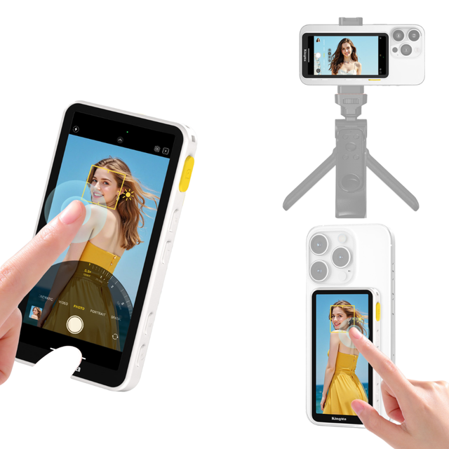 Phone Attachment 4K Action Camera Touch Control Mini Sports Camcorder Portable Smartphone External Vlog Shooting Camera