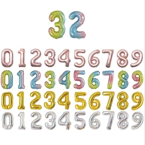 ลูกโป่งฟอยล์อะลูมิเนียมขนาด 32 นิ้ว ตัวเลข 40 ตัว สำหรับงานวัน<span class=keywords><strong>เกิด</strong></span>และถ่ายภาพ - Product Image 4