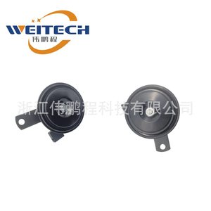 Klaxon coaxial Weitech 12V pour voiture avec prise étanche, tonalité haute et basse, pour remplacement et réparation - Product Image 1
