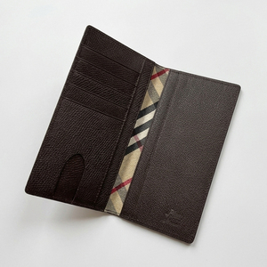 Korean Genuine Cowhide Leather MA10 Slim Long <b>Wallet</b> <b>Mens</b> Business Long Purse Premium Leather Design <b>for</b> Suit Pocket Carry - Product Image 3