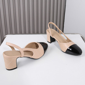 Nuove <span class=keywords><strong>scarpe</strong></span> a punta tonda 35-42 pump da <span class=keywords><strong>donna</strong></span> con <span class=keywords><strong>tacco</strong></span> alto in pelle sintetica <span class=keywords><strong>scarpe</strong></span> da ufficio firmate sandalo <span class=keywords><strong>tacco</strong></span> <span class=keywords><strong>medio</strong></span> - Product Image 4