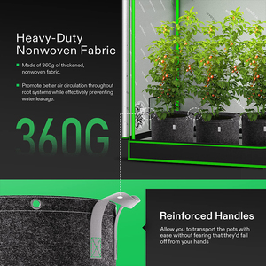 Larga vida útil Black Garden Nursery Protection Plant Grow Bag WOT - Product Image 4