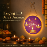 Décoration murale en bois pour Diwali, plaque de porte festive de style Wandeng, ronde, pour usage intérieur