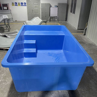 Direkt ab Werk Kleiner 3,2m Outdoor-Einbau-Spa-Schwimmpool für Hotel und Zuhause Fiberglas-Schwimmbecken