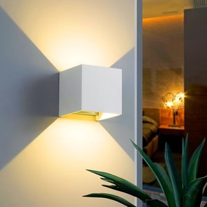 Waterproof Beautiful Modern Exterior Decorative Wall <b>Sconce</b> Lighting Round Surface Wall Mounted up Down <b>Light</b> Outdoor Wall <b>Light</b> - Product Image 2