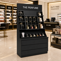 Vitrine de présentation commerciale haut de gamme sur pied pour parfumerie, présentoir personnalisé pour magasin de beauté