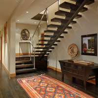 Escalier en bois sur mesure, design moderne, marches antidérapantes, pour usage résidentiel, vente en promotion