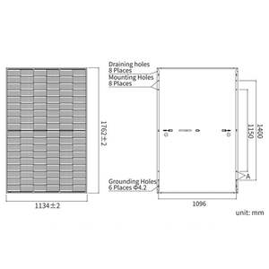 Panel solar JA JAM54S40 LR 430-455W Panel fotovoltaico JA Módulo mono tipo N 430W 435W 440W 445W 450W 455W Distribuidores solares JA - Product Image 3