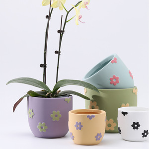 P268 Vente <span class=keywords><strong>en</strong></span> gros de petits pots de fleurs artificiels <span class=keywords><strong>en</strong></span> céramique <span class=keywords><strong>pour</strong></span> plantes succulentes - Product Image 6