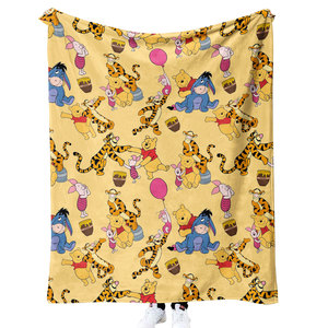 New Phong Cách Anime Dễ Thương Gấu Phim Hoạt Hình Sang Trọng Chăn Tùy Chỉnh Mềm Lông Cừu Nhà Du Lịch Mặc Chăn Cho Trẻ Em Và Sinh Viên - Product Image 4