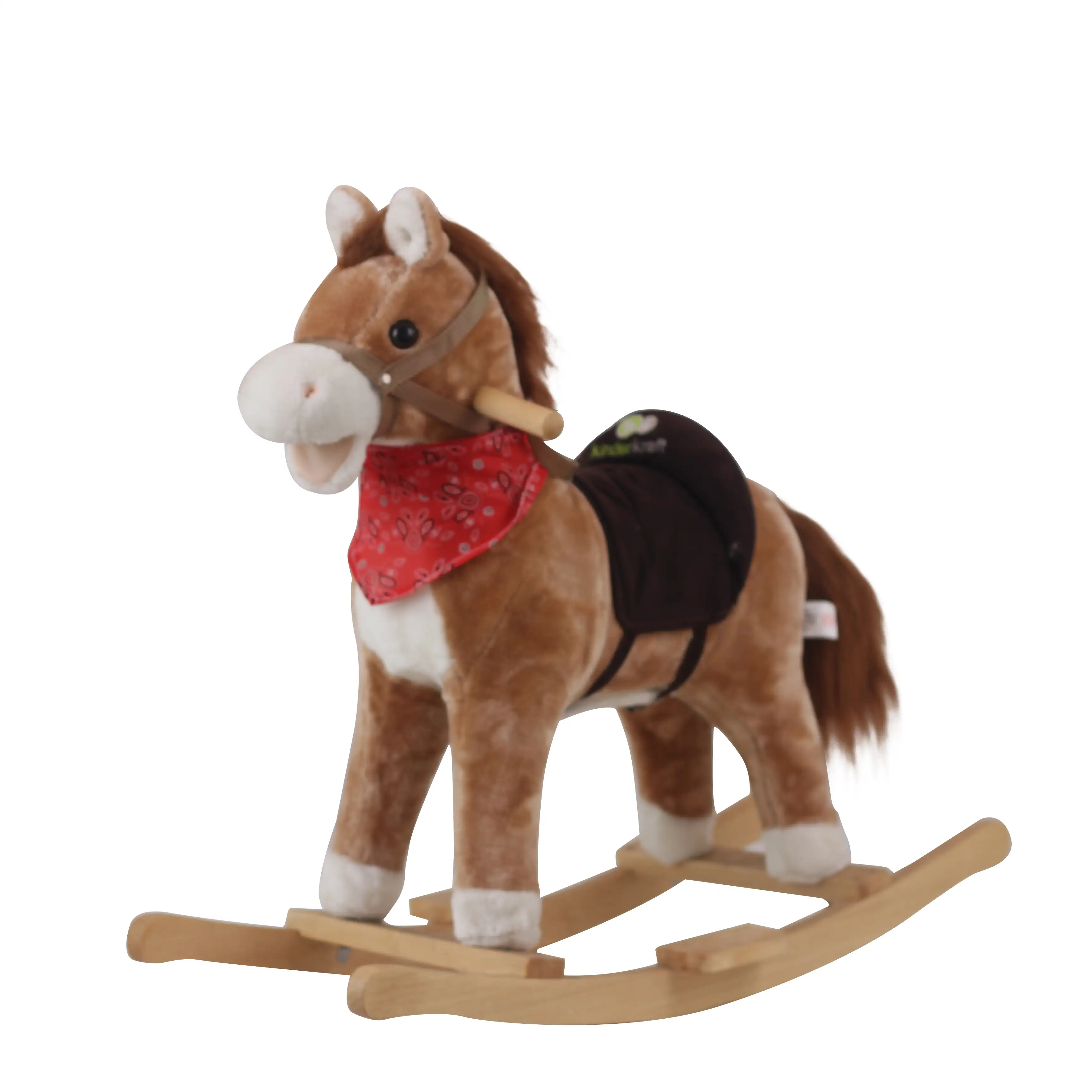 בעלי החיים בצורת כיסא הקטיפה תינוק חיה עץ נסיעה צעצועי קטיפה בעלי החיים סוס נדנדה לילדים