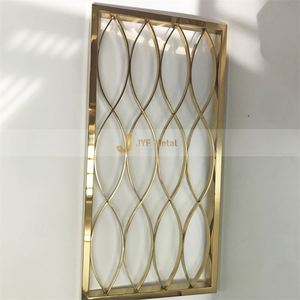 LL88 Custom Stainless Steel Translucent <b>Wall</b> Dividers Dining Room Laser Cut Metal <b>Screen</b> Separation Panels Movable Waterproof - Product Image 5