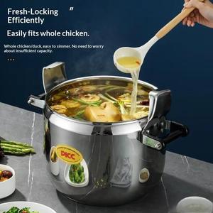 <span class=keywords><strong>Olla</strong></span> <span class=keywords><strong>a</strong></span> Presión de Acero Inoxidable 201, Gruesa, <span class=keywords><strong>a</strong></span> Prueba de Explosiones, de Gran Capacidad, Comercial, para Uso Doméstico, Universal para Cocina de Gas e Inducción - Product Image 4