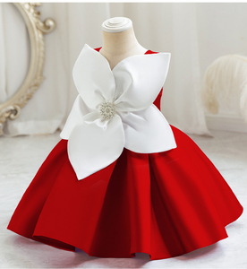 Sommerliche <span class=keywords><strong>Baby</strong></span> Mädchen Geburtstagskleider Prinzessinnenkleid für Hochzeiten Niedliches Kinder Partykleid für 2-10-Jährige - Product Image 4