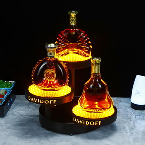 Forniture per <span class=keywords><strong>bar</strong></span> supporto per Champagne luminoso a LED con barra effetto abisso KTV party lounge nightclub espositore per base di vino da frutta incandescente - Product Image 2