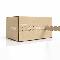 Boîte avion en carton ondulé kraft recyclé, avec logo personnalisé, gaufrage UV, pelliculage brillant, ouverture facile, écologique, luxe, faible MOQ