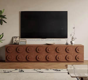 Aparador de madera maciza Retro moderno diseño de forma creativa Simple y elegante para Hotel hogar gran oferta gabinetes de sala de estar - Product Image 5