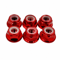Écrou à bride autobloquant en nylon M2 3 4 5 6, fond gaufré, pièces métalliques en aluminium personnalisées OEM, usinage CNC, brochage, formage rapide