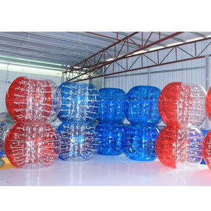 Pelota de burbuja de parachoques de TPU colorida para adultos, Bola de parachoques inflable comercial - Product Image 1