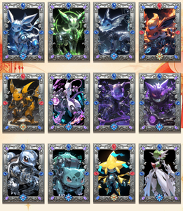 YZ Boîte Surprise Spéciale Pokémoned Center Cotton Hall Édition Cartes Métalliques Pokémoned Culturelles et Créatives Planches d'Art Décoratives - Product Image 5