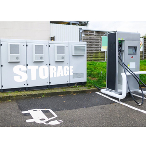 ระบบกักเก็บพลังงานแบตเตอรี่โซลาร์เซลล์ พร้อมสถานีชาร์จเร็ว EV CCS DC ขนาด 150 กิโลวัตต์ - Product Image 1