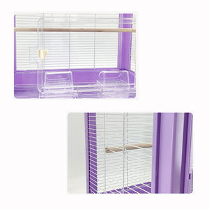 Qbellpet toptan yükseltilmiş büyük kuş kafesi kapak Pet kanarya papağan ev kafesi papağan kafesi büyük tel kafes diğer evcil hayvan ürünleri - Product Image 3