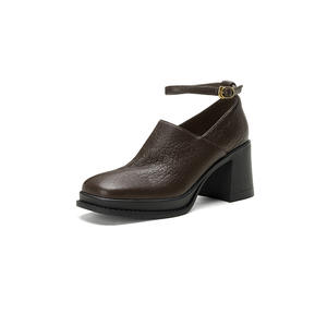 Botines de tacón grueso, modernos, versátiles y elegantes, de media caña, para otoño e invierno. - Product Image 2