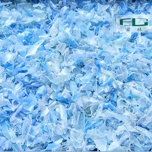R-PET di Qualità Vergine <span class=keywords><strong>per</strong></span> Fogli e Filamenti, Materiale di Riciclo Ecologico da Bottiglie di Plastica, PET Trasparente e Blu - Product Image 1