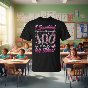 Camiseta I Sparkled My Way Through 100 Days Of School - Product Image 3