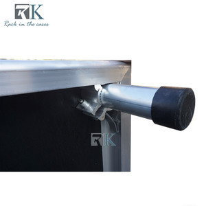 4ft*8ft <b>Platform</b> Stage Modular Safety with Guardrails Aluminum Stage - Product Image 2