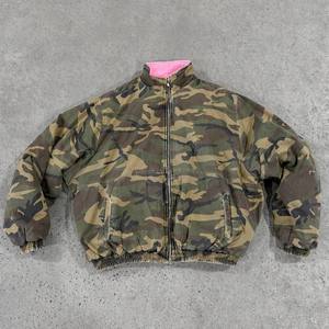 Veste d'extérieur zippée réversible 2-en-1 en <span class=keywords><strong>polaire</strong></span> rose, color block, épaisse et chaude, 100 % polyester, vente en gros, ODM - Product Image 2
