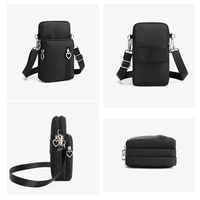 Tas Selempang Kecil Ponsel Fashion Logo Kustom, Dompet Saku Bahu, Kantong Ponsel, Sarung Ponsel dengan Tali Leher