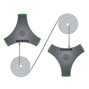 2025 Draadloze Conferentie Speakerphone Ingebouwde Microfoon Luidspreker Cascade Microfoon Oplossing 10M Voor Kleine Middelgrote Vergaderruimte - Product Image 1