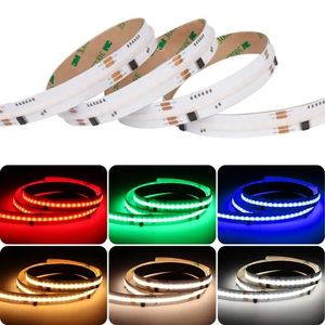 Новое поступление, 15 мм DC24V, 840 светодиодов/м, 5 в 1 RGB + CCT WS2805 IC, 14 пикселей/м, светодиодные пиксельные COB-полосы IP30 - Product Image 4