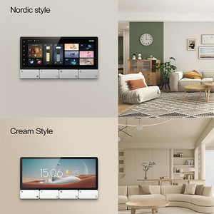 Tuya 6.2 inch nhà thông minh Bảng điều khiển âm nhạc khuếch đại với 8 nút ZigBee Gateway <span class=keywords><strong>Android</strong></span> App hoạt động wifi các tính năng - Product Image 3